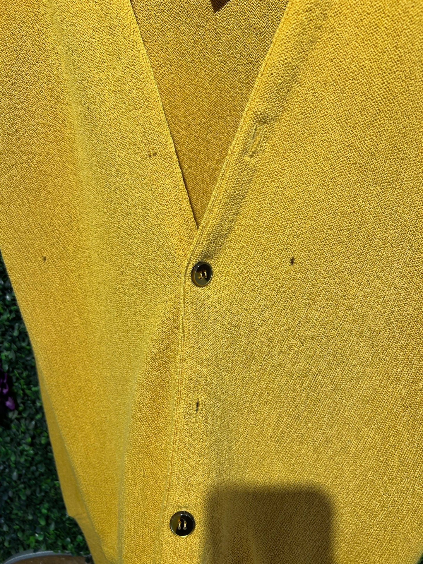 70s Jockey Knit Cardigan. Size M/L