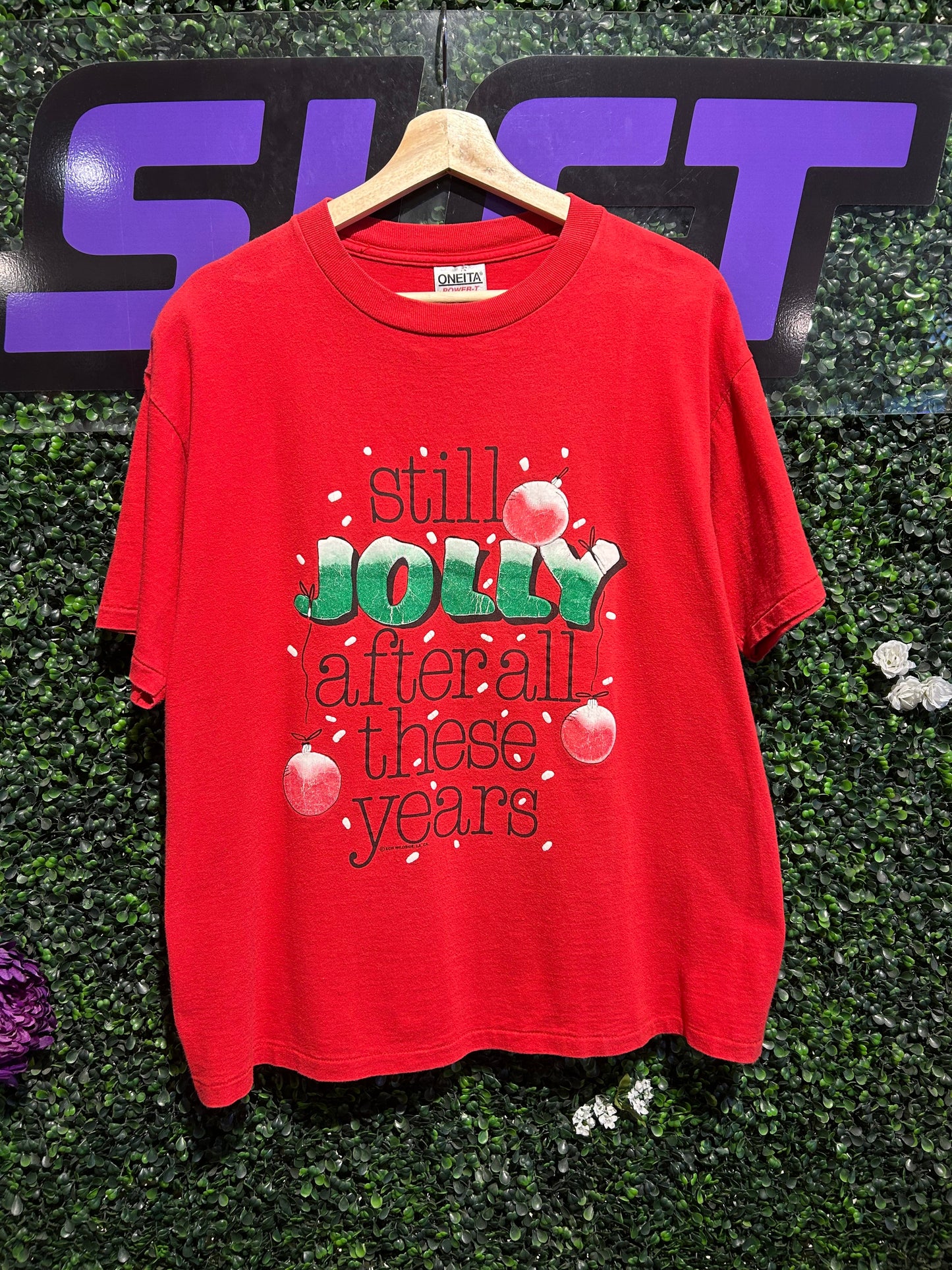 90s Still Jolly After All These Years T-Shirt. Size Large