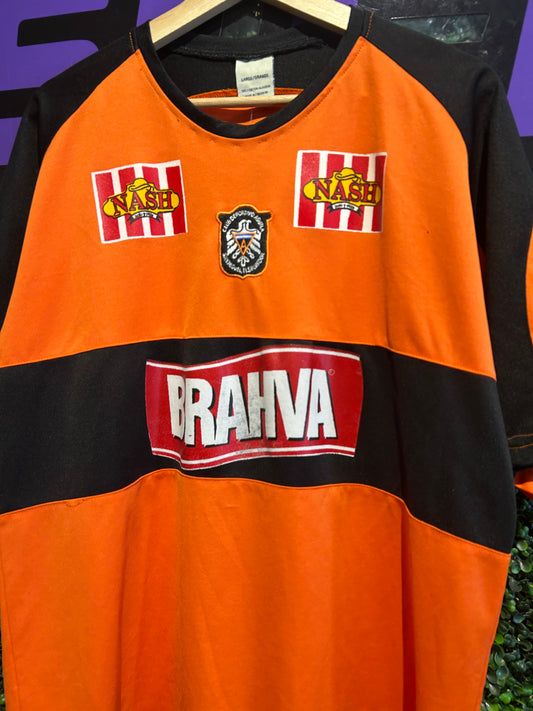 Vintage El Salvador Brahva Pepsi Soccer Jersey. Size Large