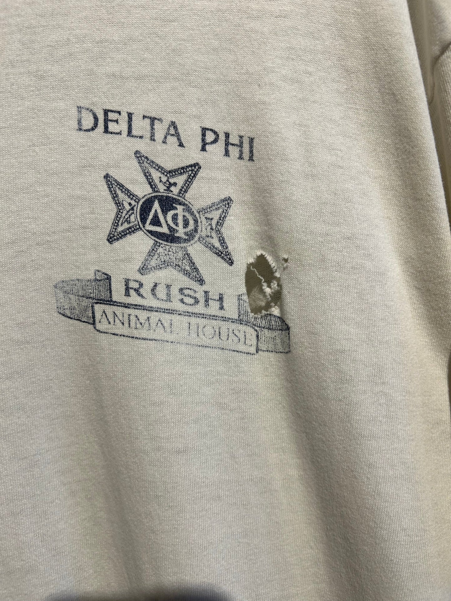 90s Delta Phi Rush T-Shirt. Size XL