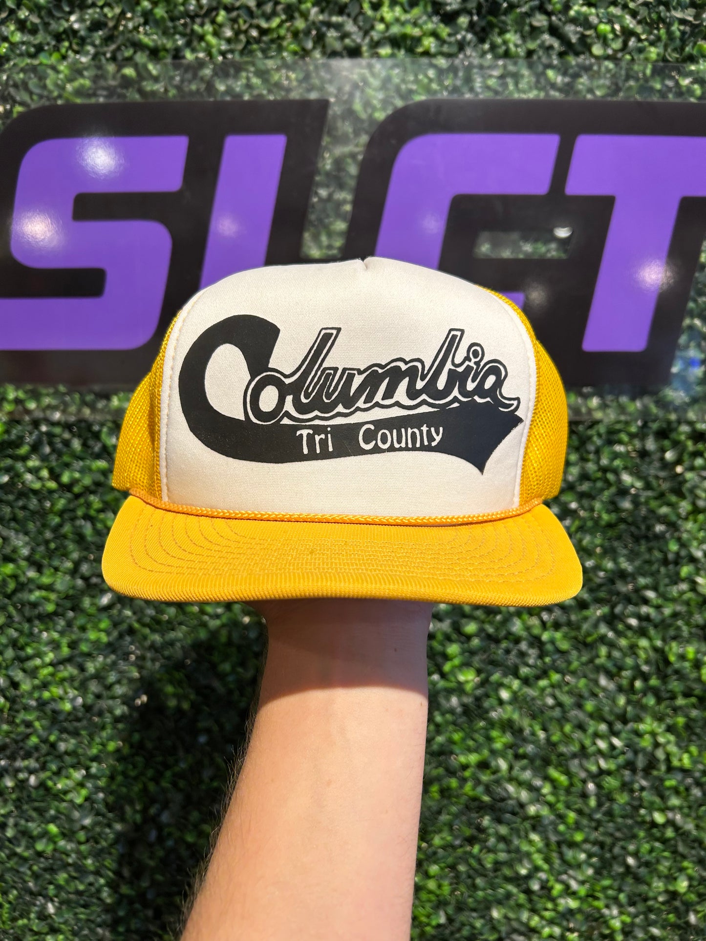 Vintage Columbia Tri County Trucker Hat