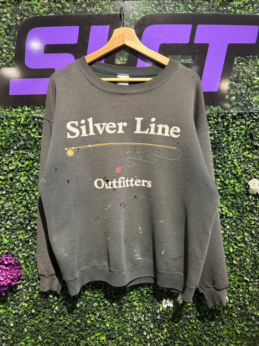 90s Silver Line Outfitters Crewneck. Size M/L