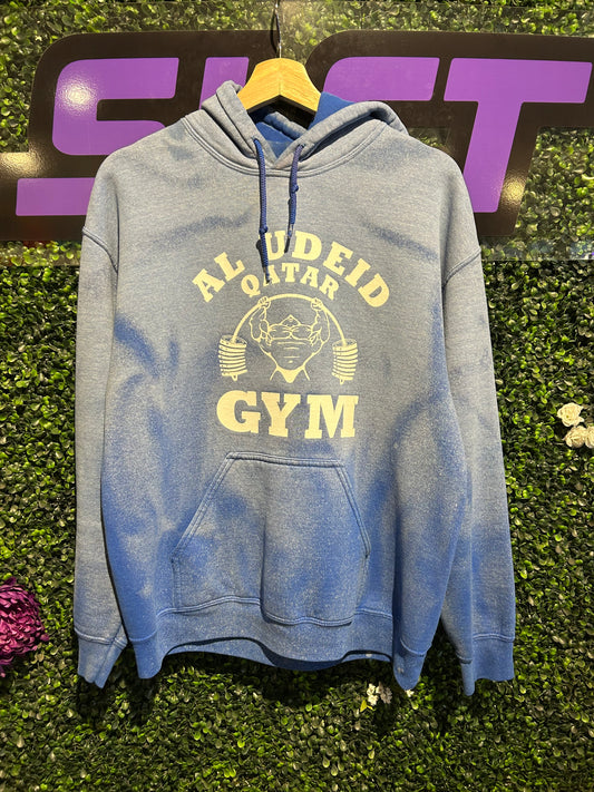 00s Al Udeid Qatar Gym Hoodie. Size M/L