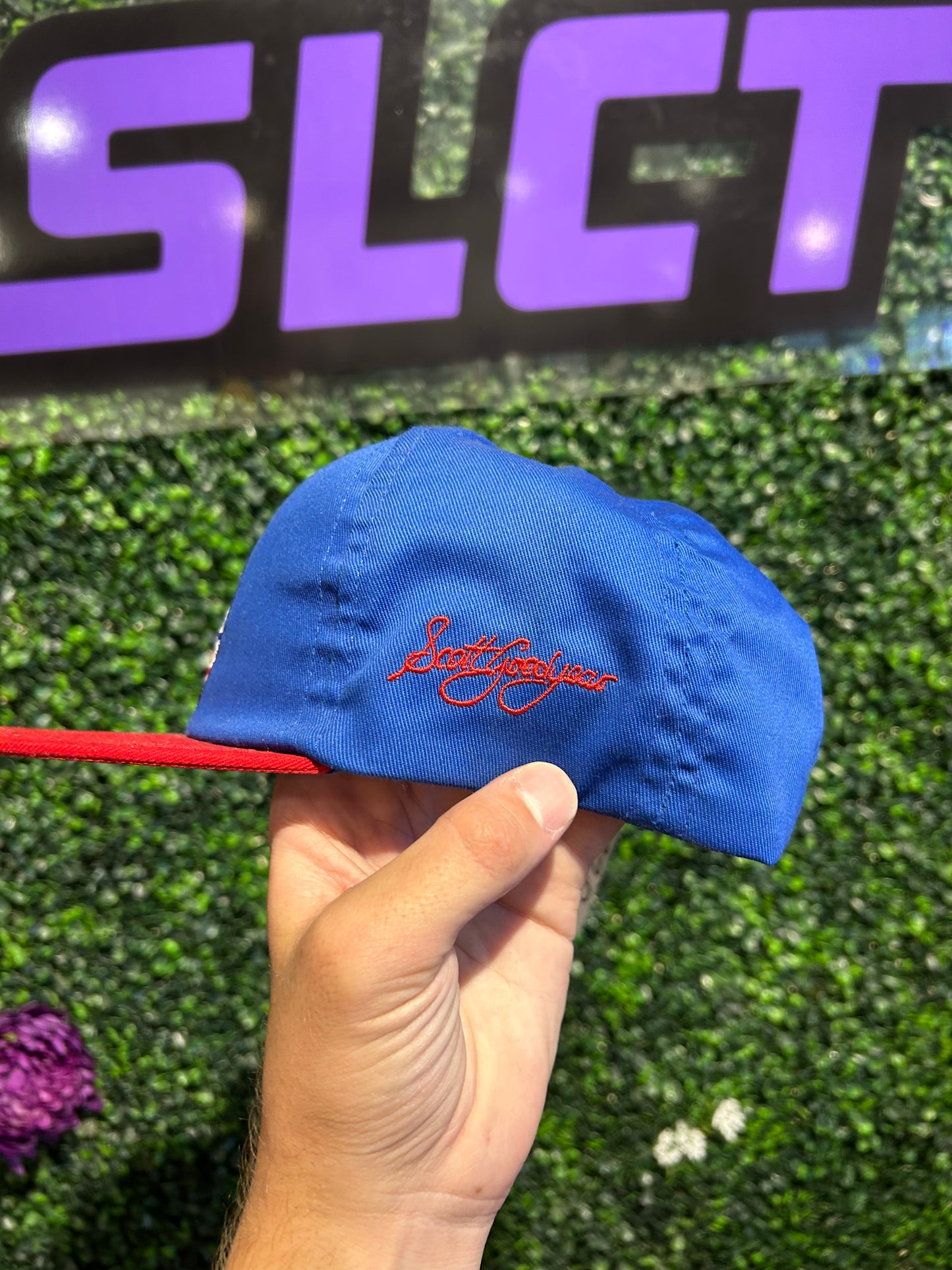 Vintage Scott Goodyear Racing Hat