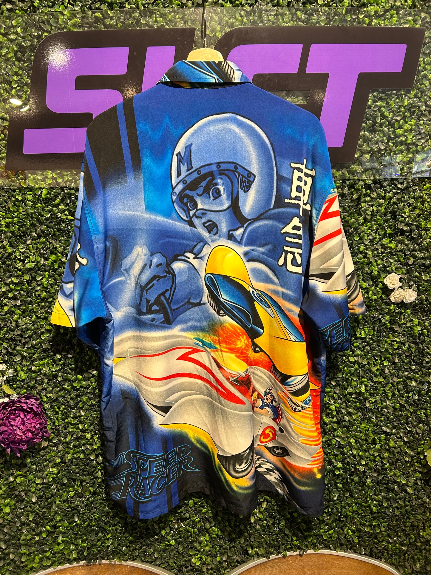 2001 Speed Racer Button-Up Shirt. Size XXL