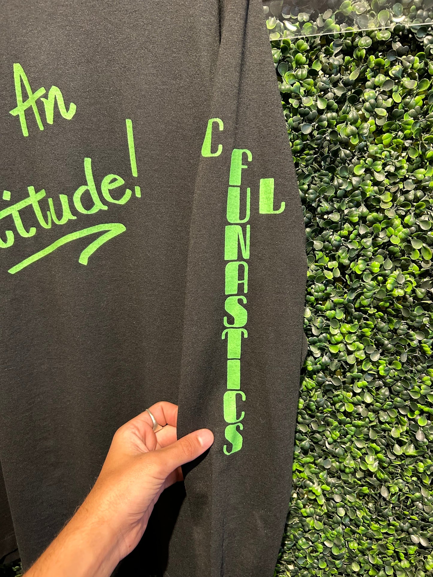 90s It’s An Attitude LS Shirt. Size L/XL
