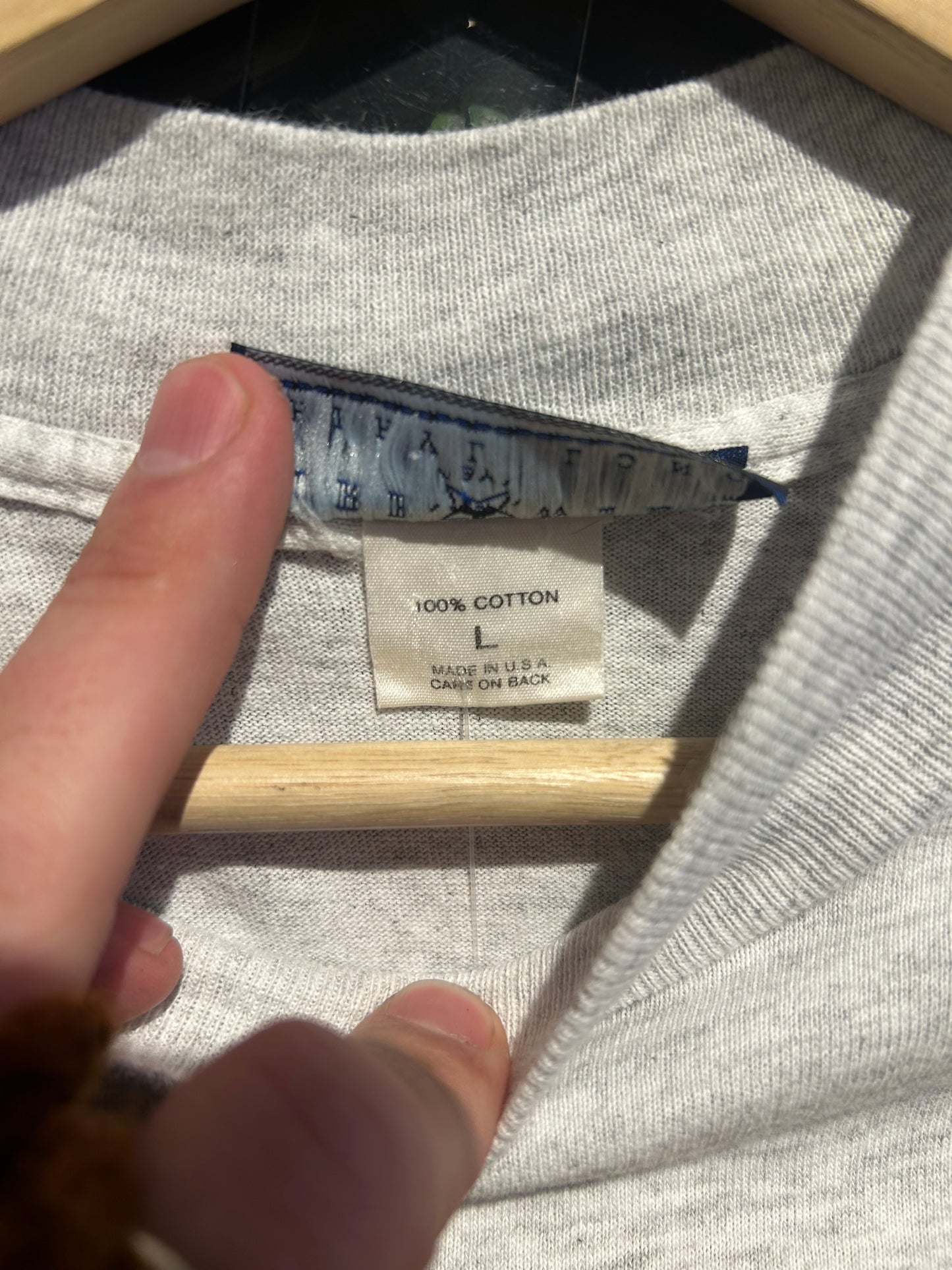 1991 Real Workin’ Cowboys Mock-Neck LS Shirt. Size Large