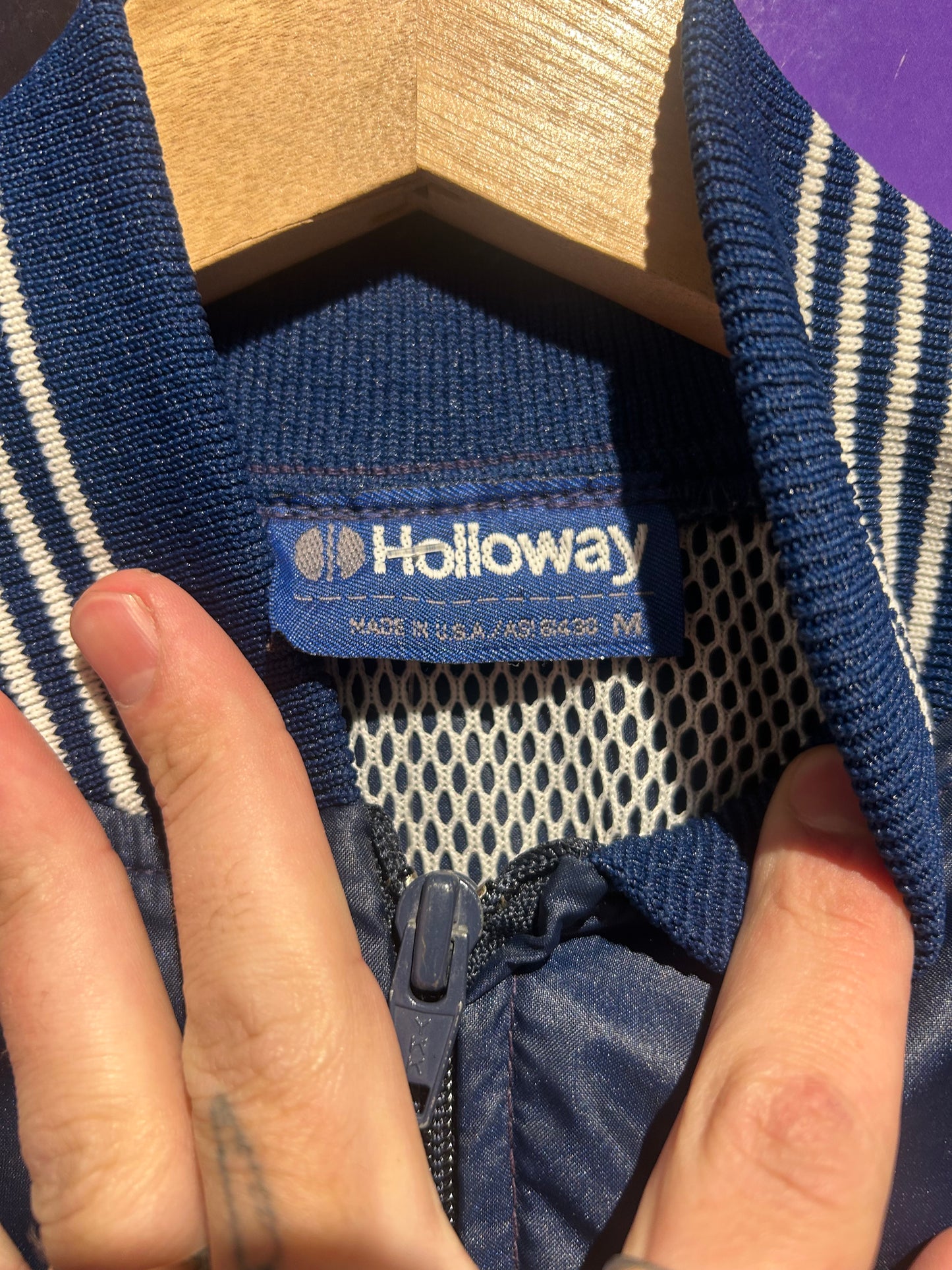 80s US West Zip-Up Jacket. Size M/L