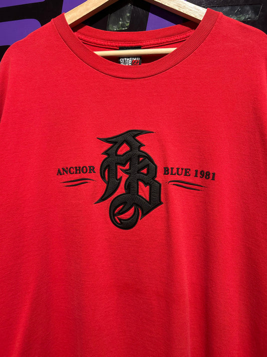 Vintage Anchor Blue T-Shirt. Size XXL