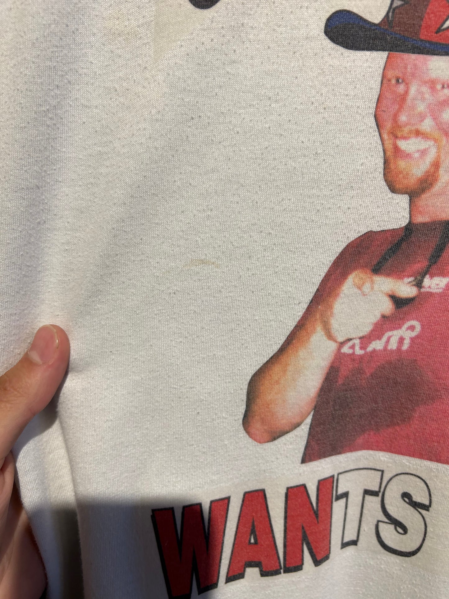 80s Uncle Rex Wants You Ringer T-Shirt. Size S/M
