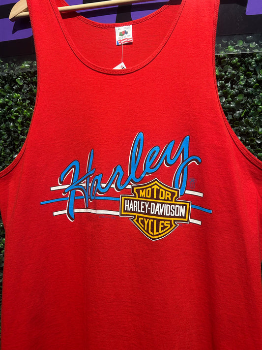 1989 Harley Davidson Black Hills Rally Tank-Top. Size XL