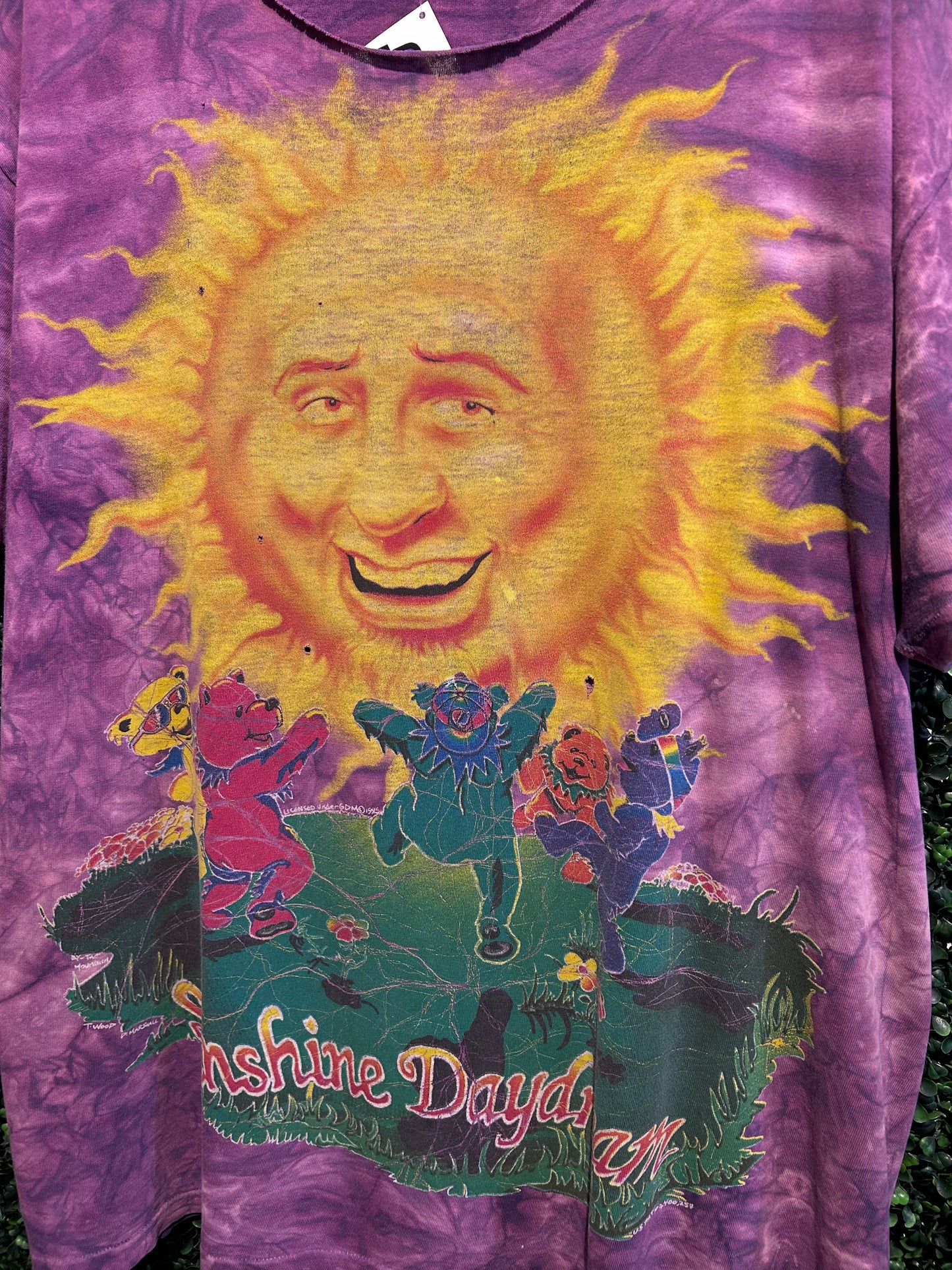 90s Grateful Dead Sunshine Daydream Tie-Dye T-Shirt. Size XL