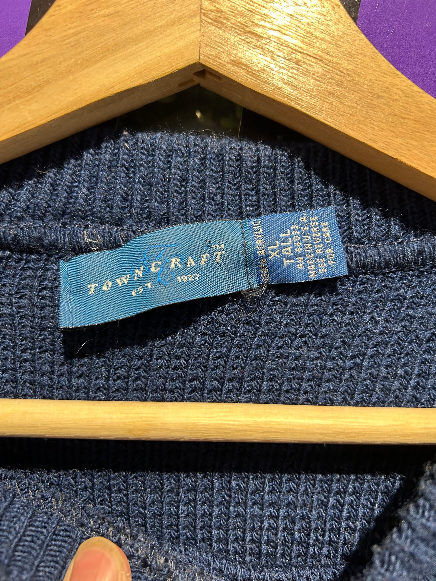 90s Towncraft Knit Sweater. Size XL