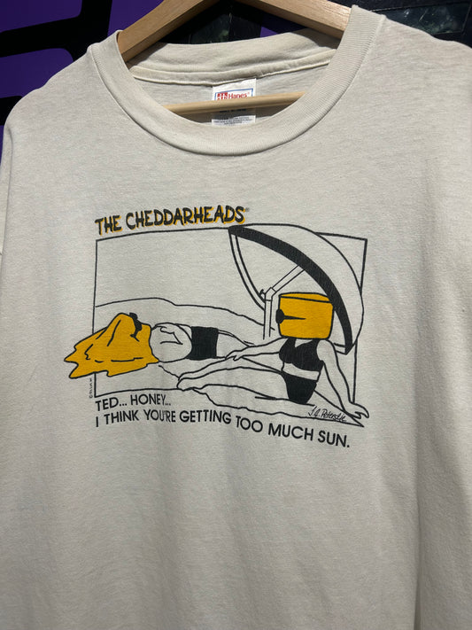 90s The Cheddarheads T-Shirt. Size XL