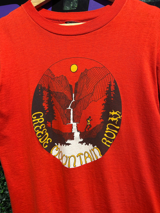 80s Creede Colorado Mountain Run T-Shirt. Size Medium