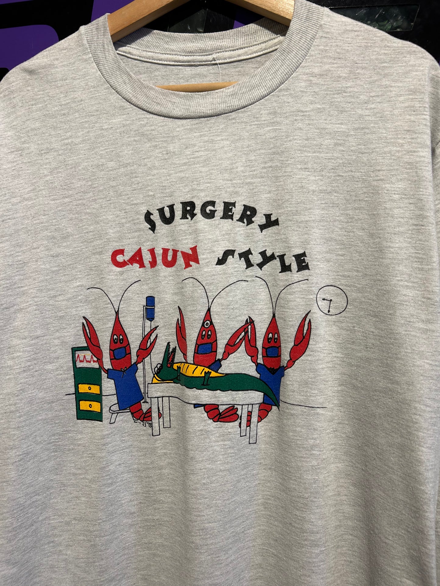 Vintage Surgery Cajun Style LS Shirt. Size Large