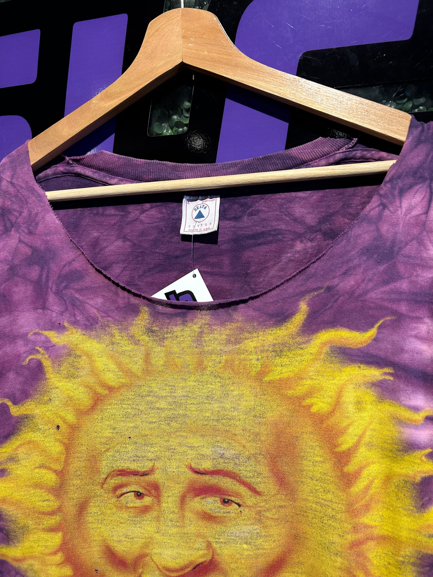 90s Grateful Dead Sunshine Daydream Tie-Dye T-Shirt. Size XL