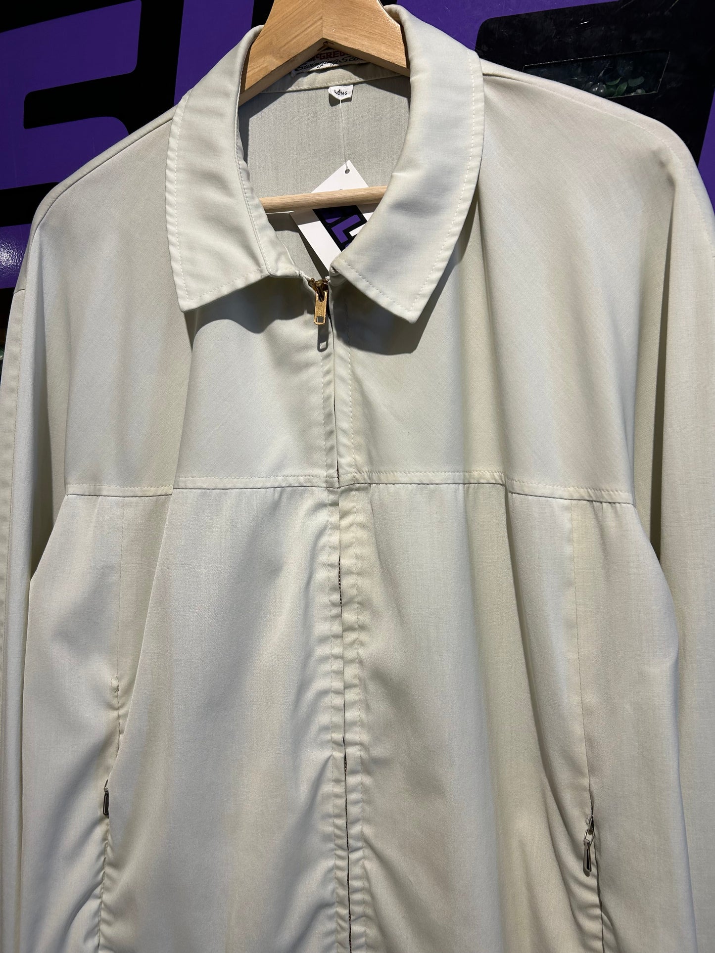 60s McGregor Zip-Up Jacket. Size L/XL