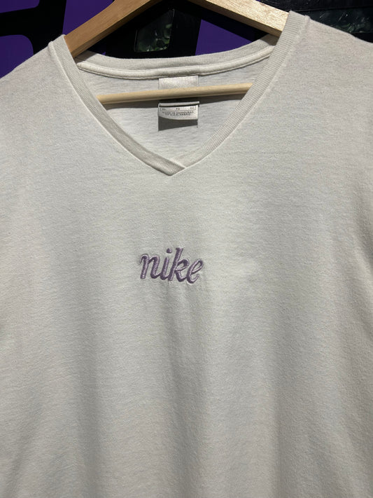 Vintage Nike V-Neck LS Shirt. Size XL