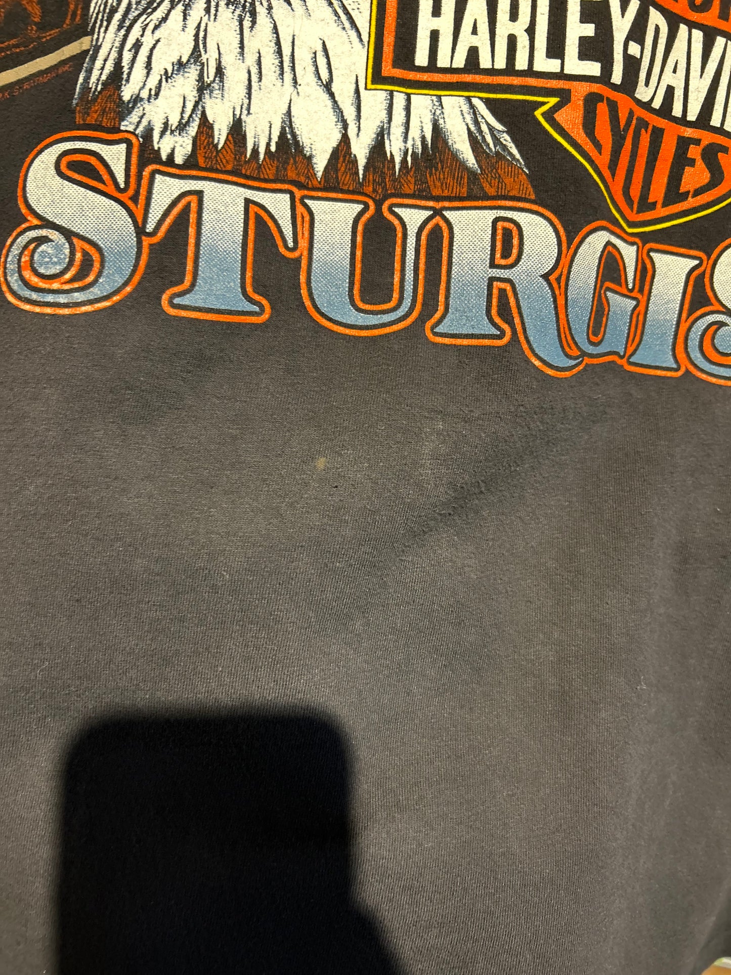 1995 Harley Davidson Sturgis Black Hills Rally T-Shirt. Size XL