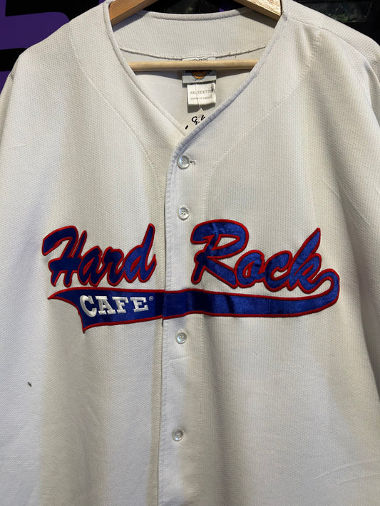 Vintage Hard Rock Cafe Chicago Baseball Jersey. Size XXL