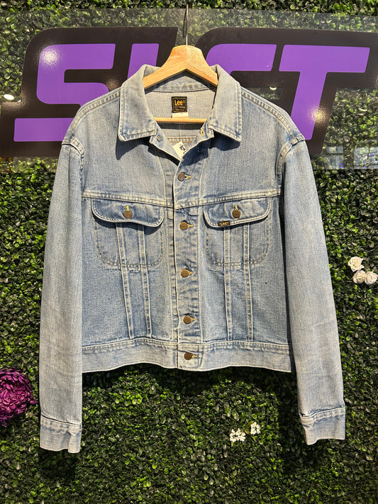 80s Lee Riders Denim Jacket. Size Medium