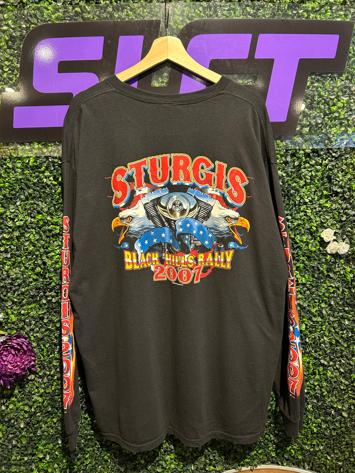 2007 Sturgis Black Hills Rally LS Shirt. Size XXL