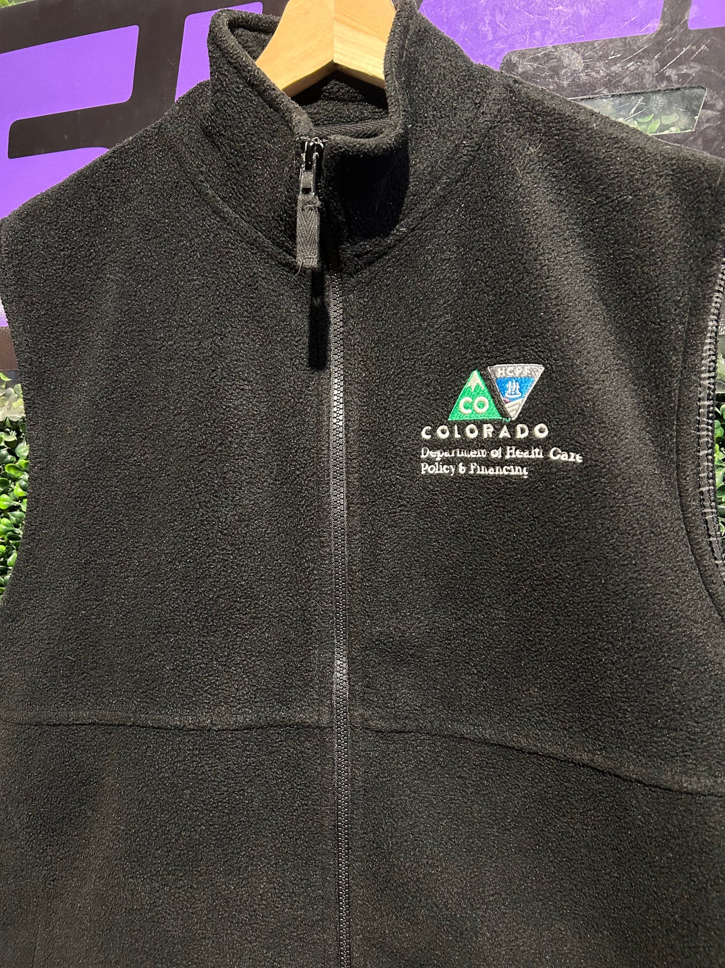 Colorado Department Of Health Care Fleece Vest. Size S/M
