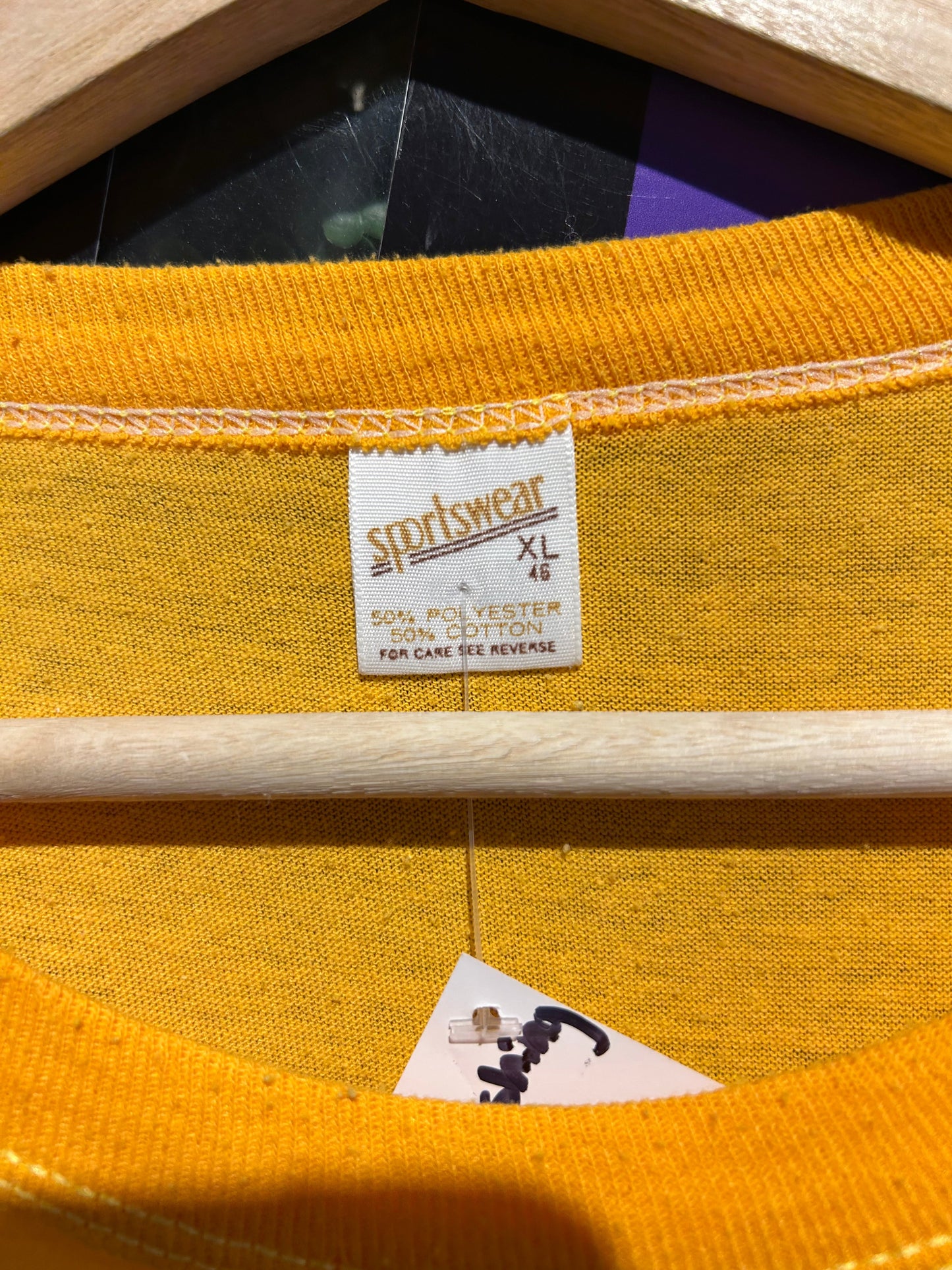 70s Hooked On Fishing T-Shirt. Size L/XL