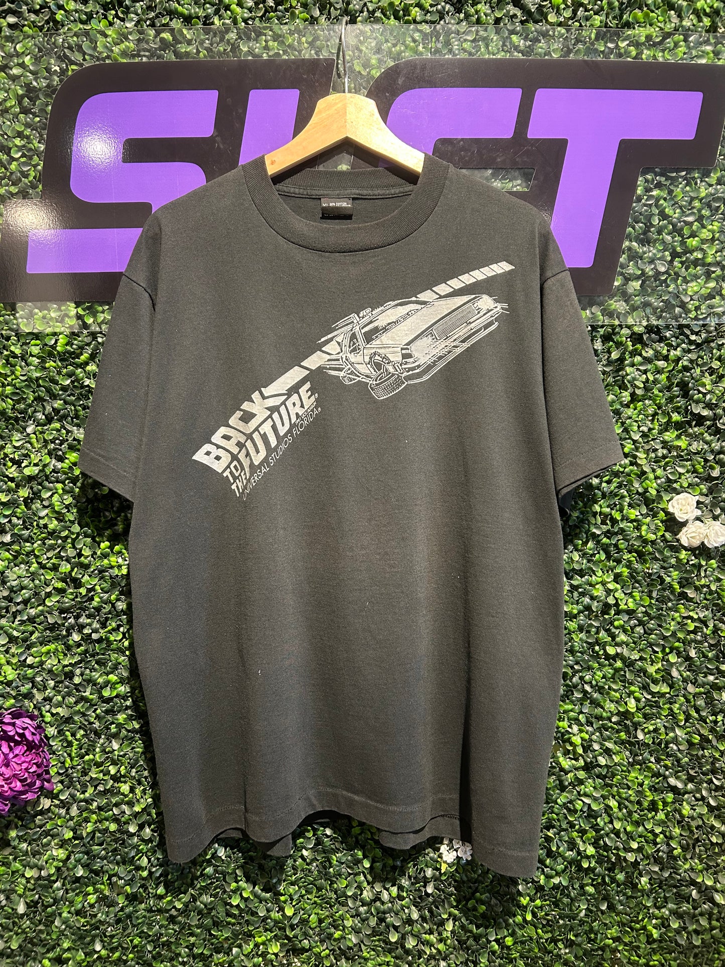 1991 Back To The Future Universal Studios T-Shirt. Size L/XL