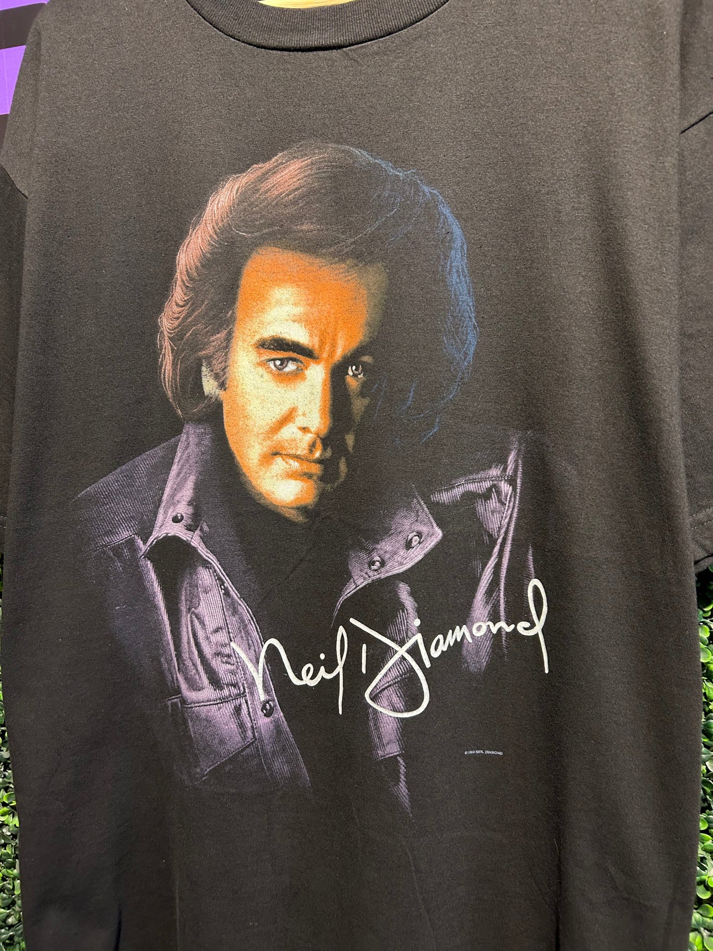 1996 Neil Diamond US Tour T-Shirt. Size XL