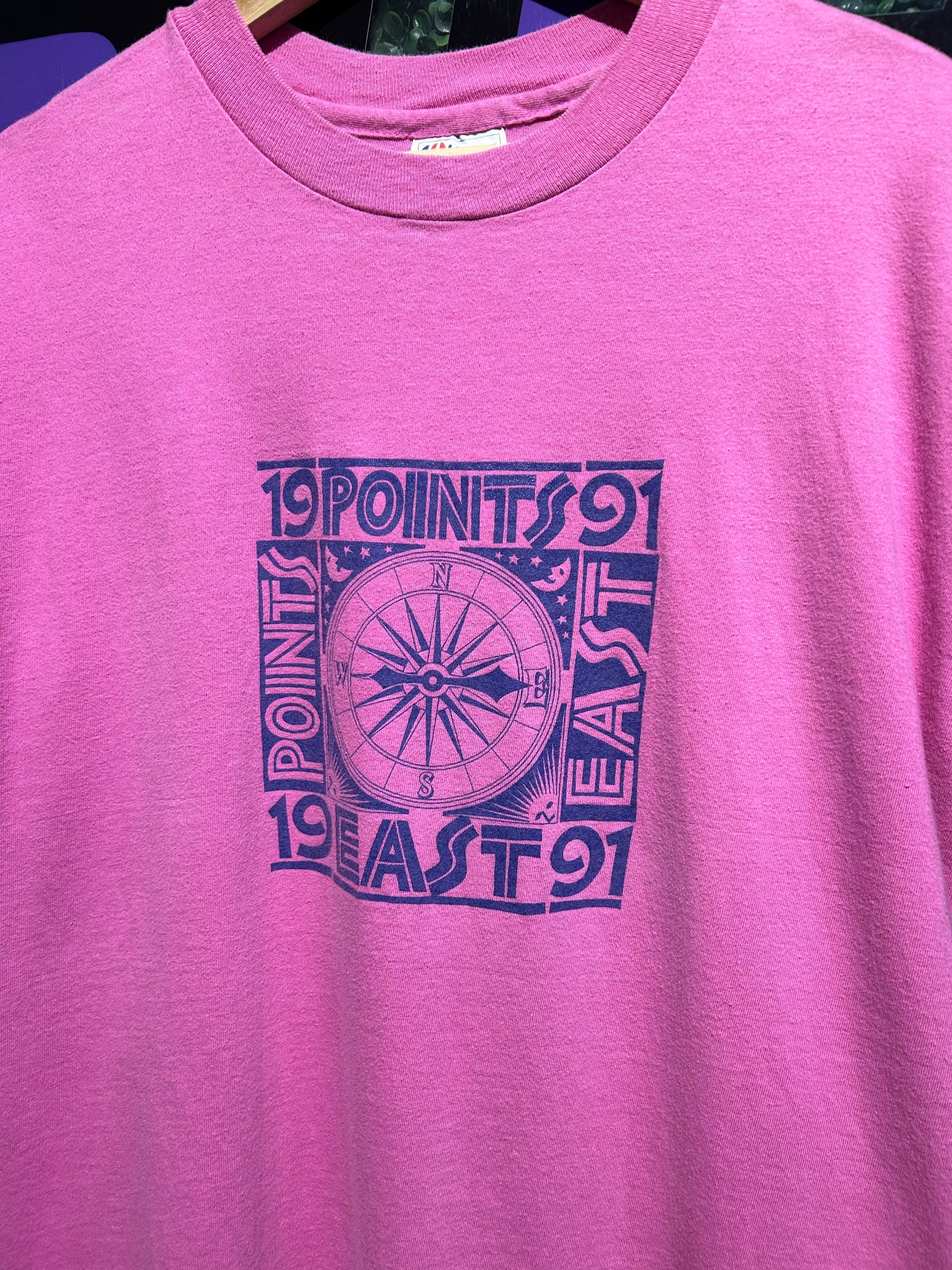 1991 Points East T-Shirt. Size L/XL