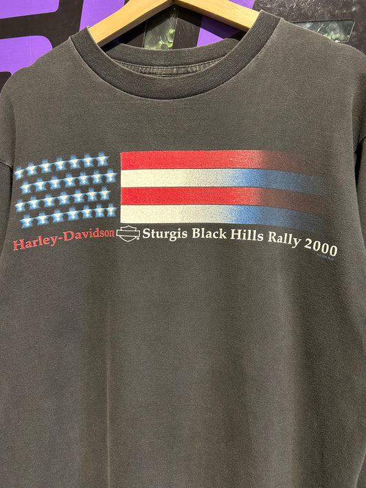 2000 Harley Davidson Sturgis Black Hills Rally LS Shirt. Size Large