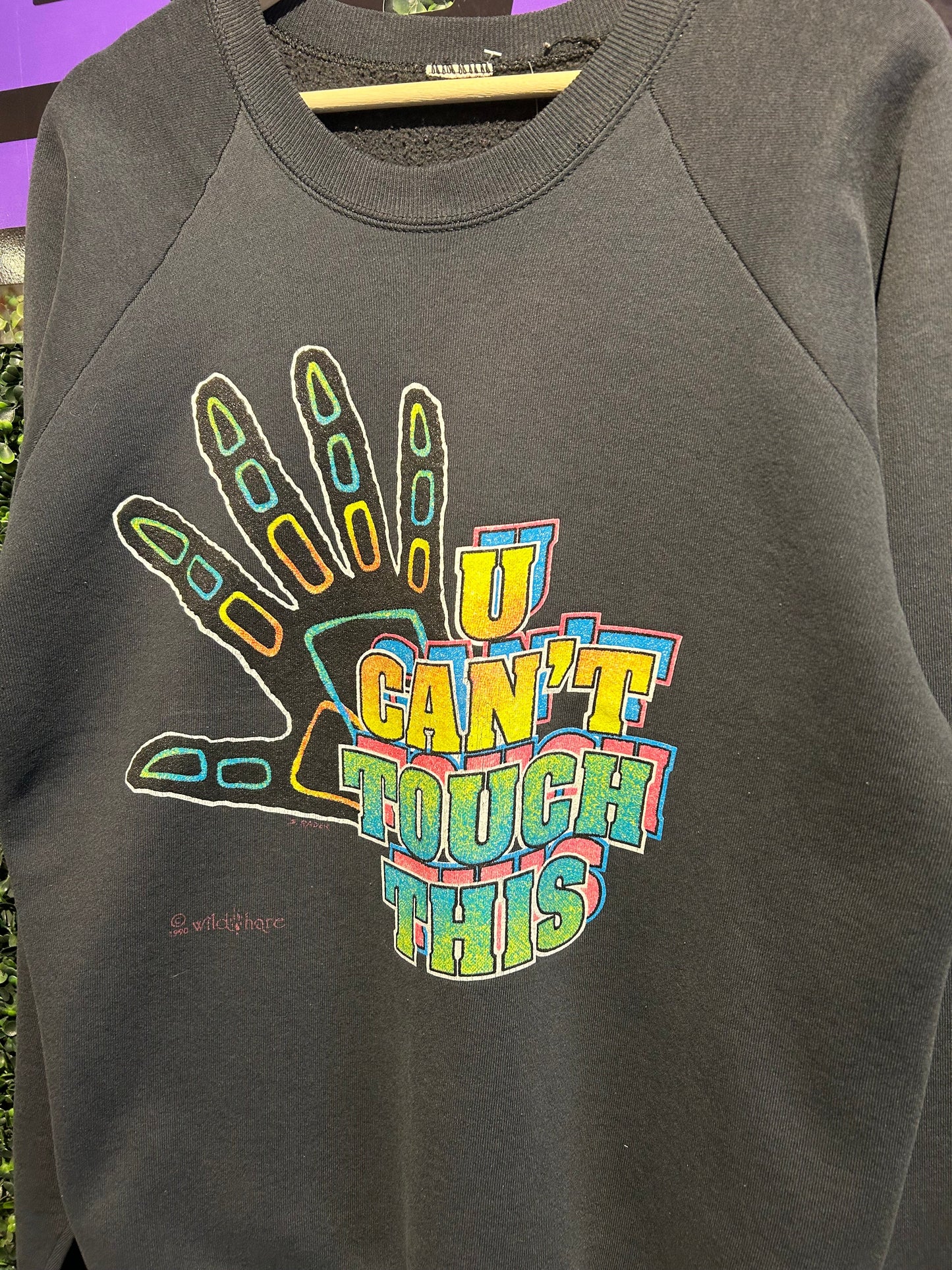 1990 U Can’t Touch This Crewneck. Size L/XL