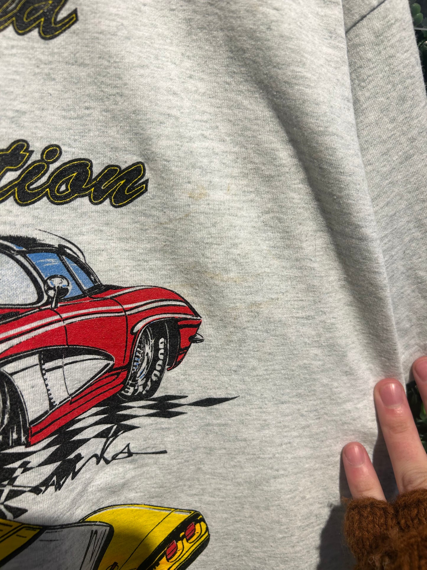 90s Nebraskaland Corvette Association T-Shirt. Size XL