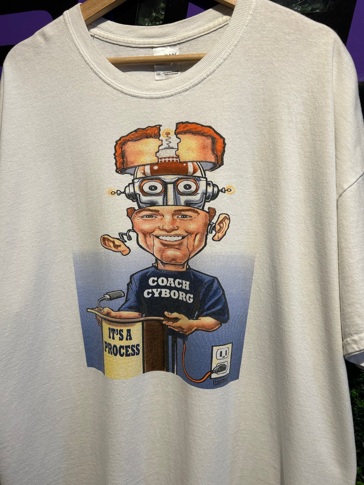 00s Coach Cyborg T-Shirt. Size XXL