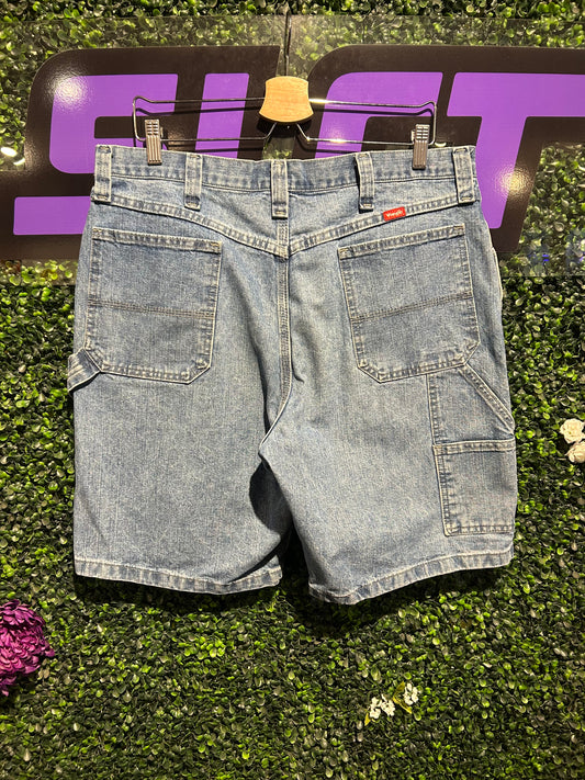 Vintage Wrangler Denim Carpenter Shorts. 36” Waist