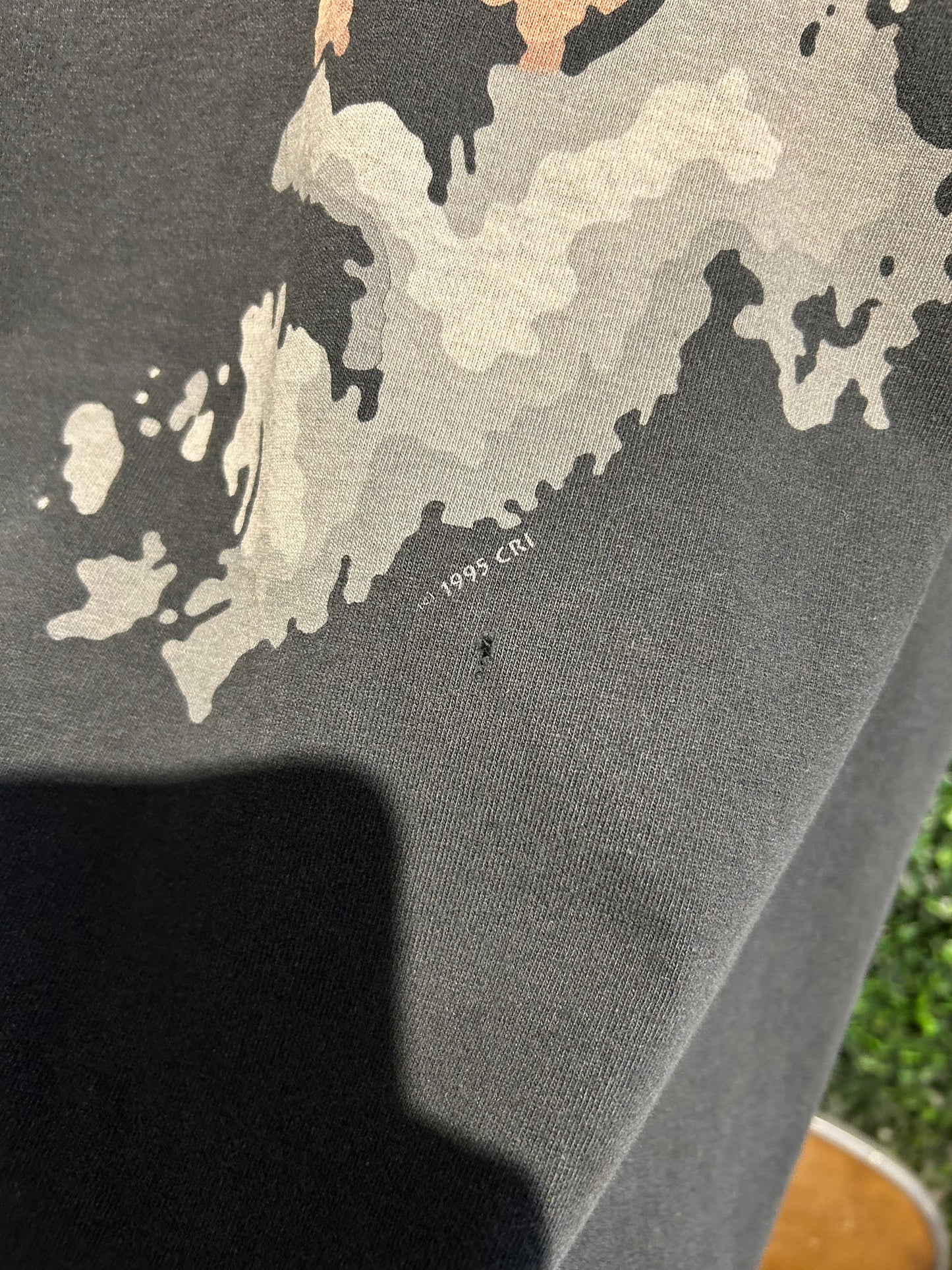 1995 Jerry Garcia “Our Love Will Not Fade Away” Liquid Blue T-Shirt. Size XL