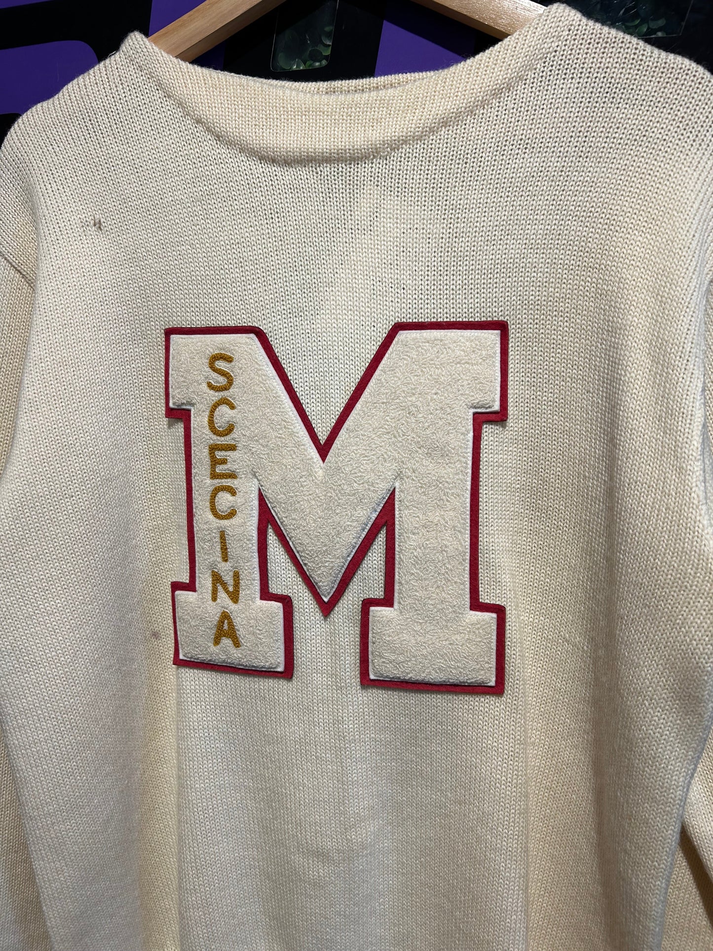 50s Scecina Knit Sweater. Size M/L