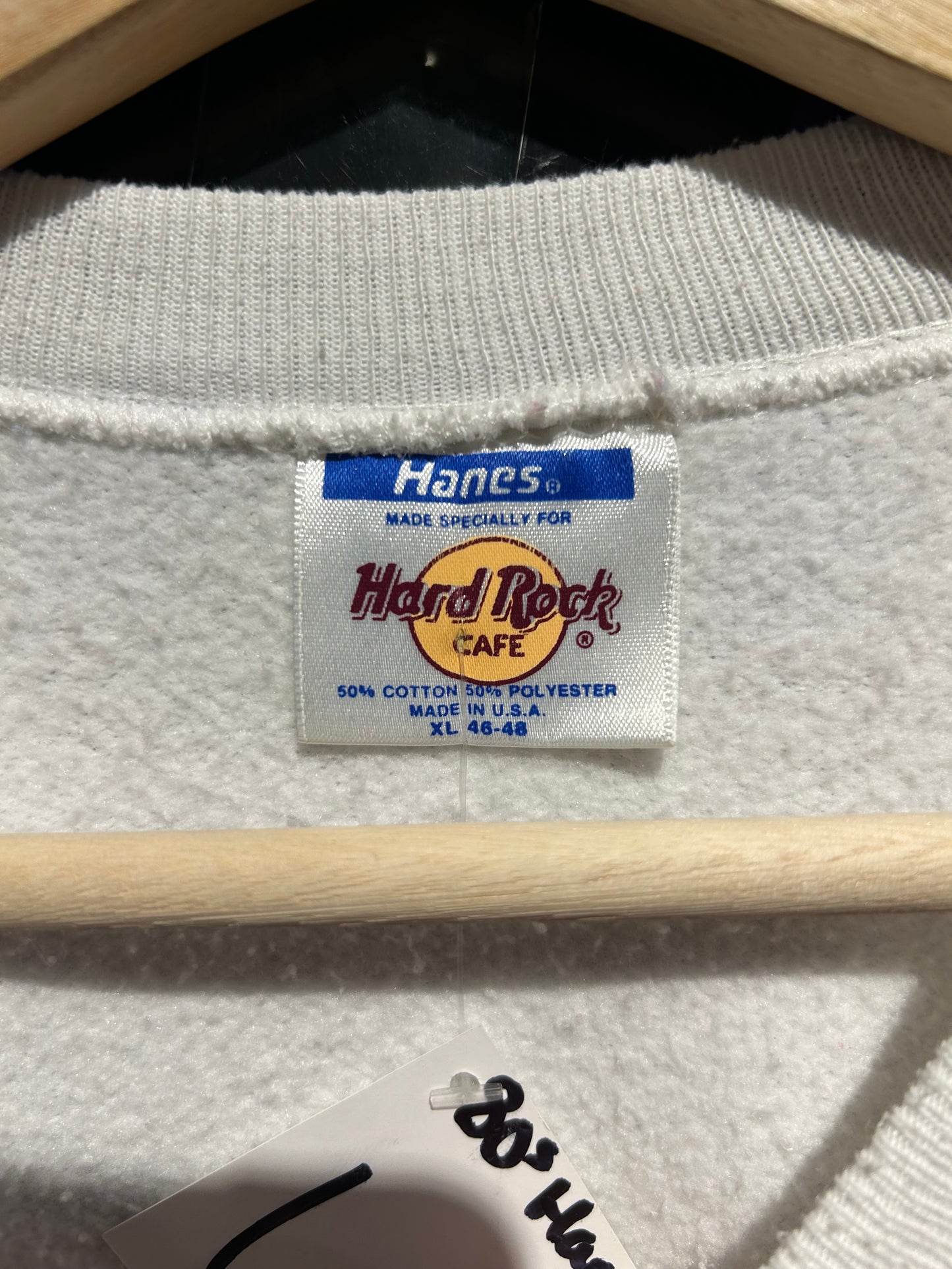80s Hard Rock Cafe New York Crewneck. Size Large