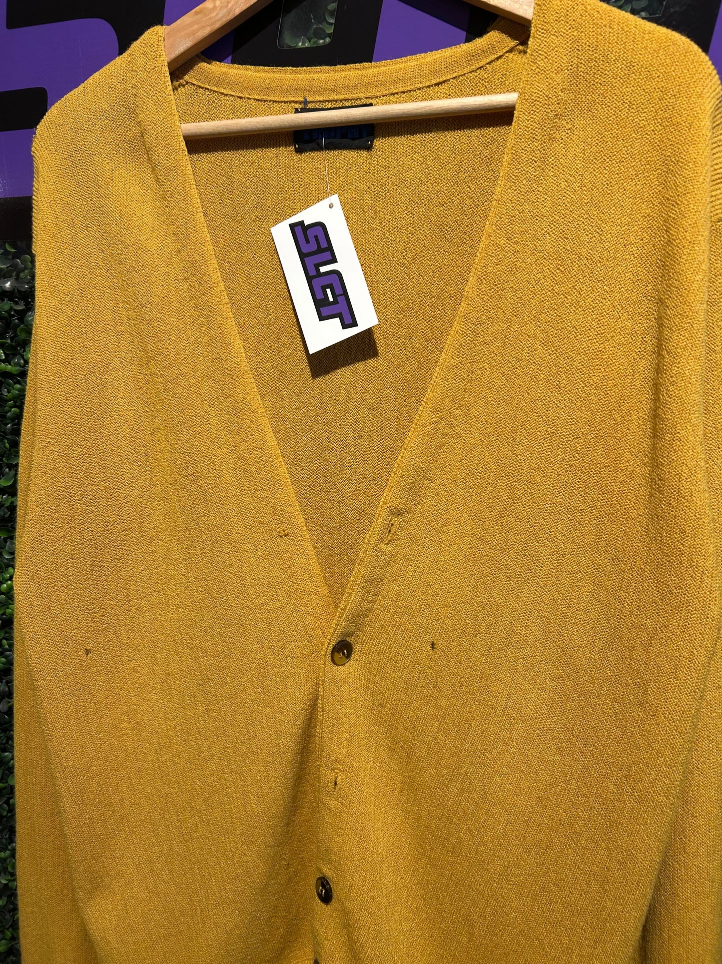 70s Jockey Knit Cardigan. Size M/L