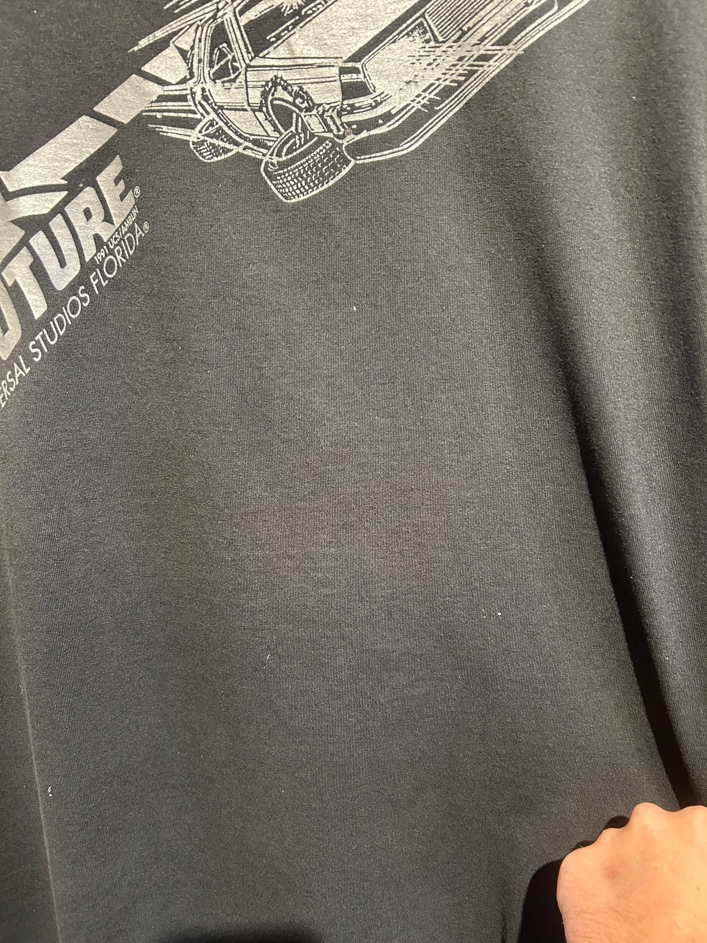 1991 Back To The Future Universal Studios T-Shirt. Size L/XL