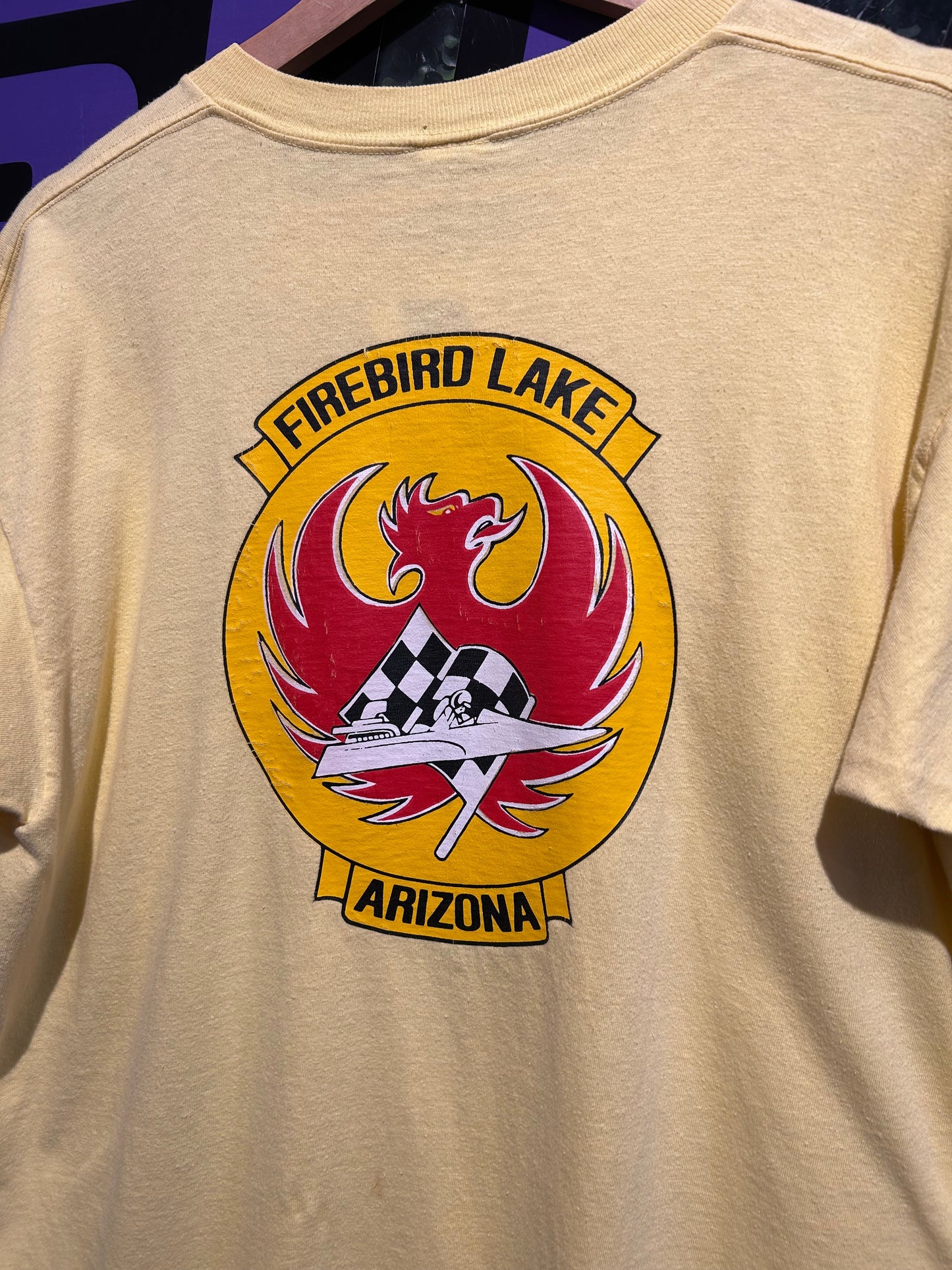 1979 Bob Satiacum Open Firebird Lake T-Shirt. Size L/XL