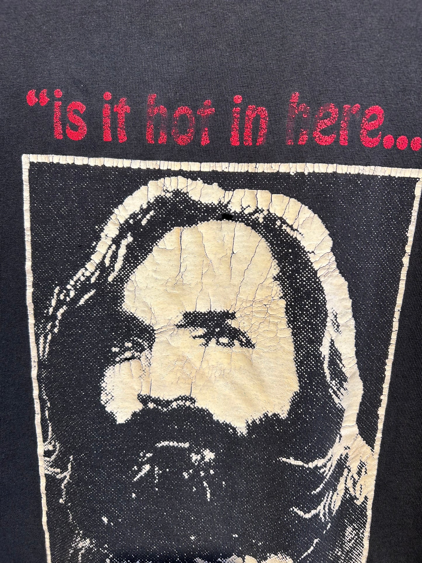 90s Charles Manson “Is It Hot In Here Or Am I Crazy?” T-Shirt. Size XL