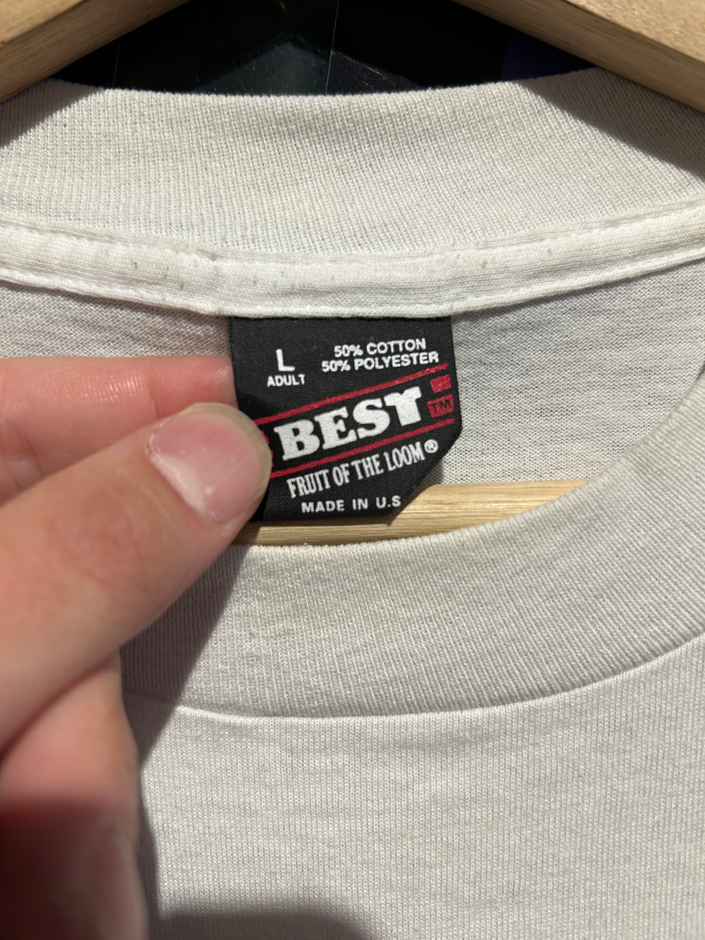 1994 I Ran Thru Hell T-Shirt. Size Large