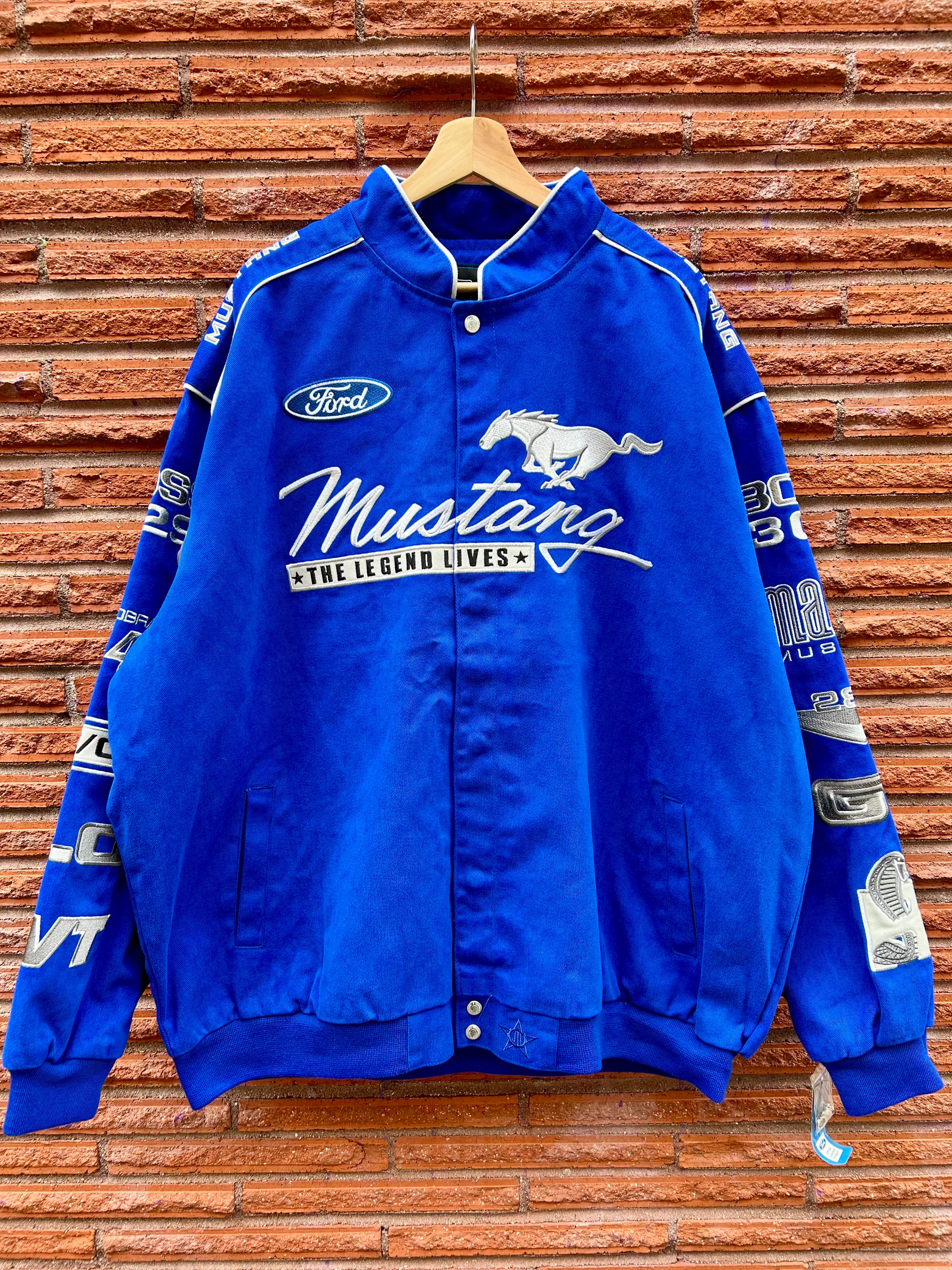Ford Racing Champions Jeff Hamiltonジャケット Ford Mustang Jeff Hamilton Racing Jacket. Size 3XL – SLCT