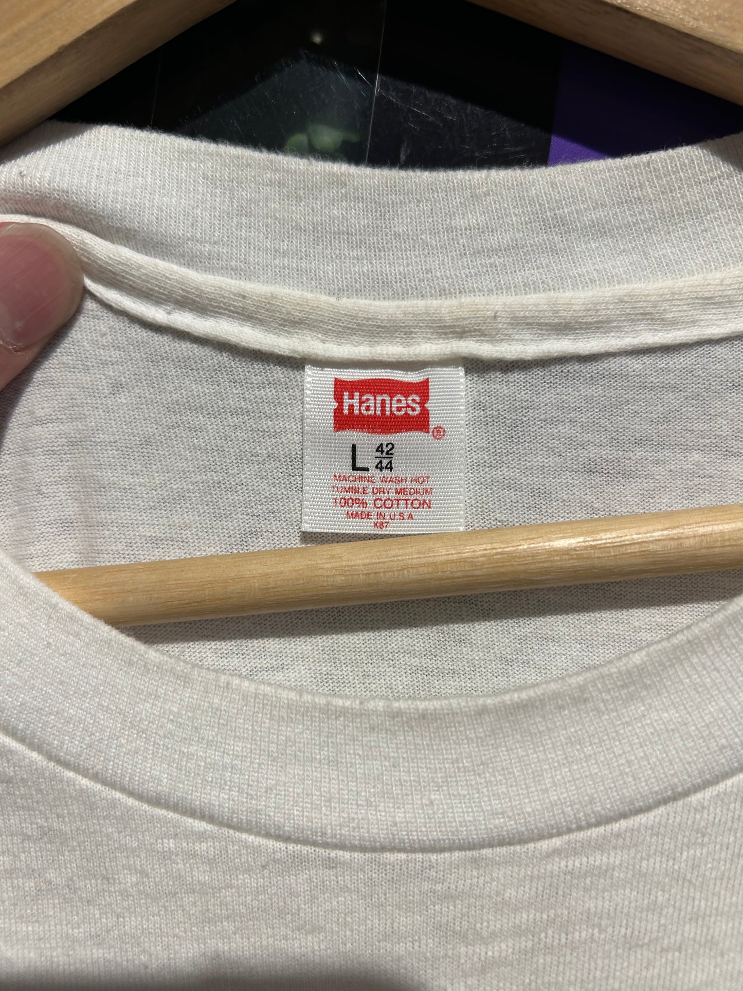 1987 Neil Young & Crazy Horse North American Tour T-Shirt. Size Large