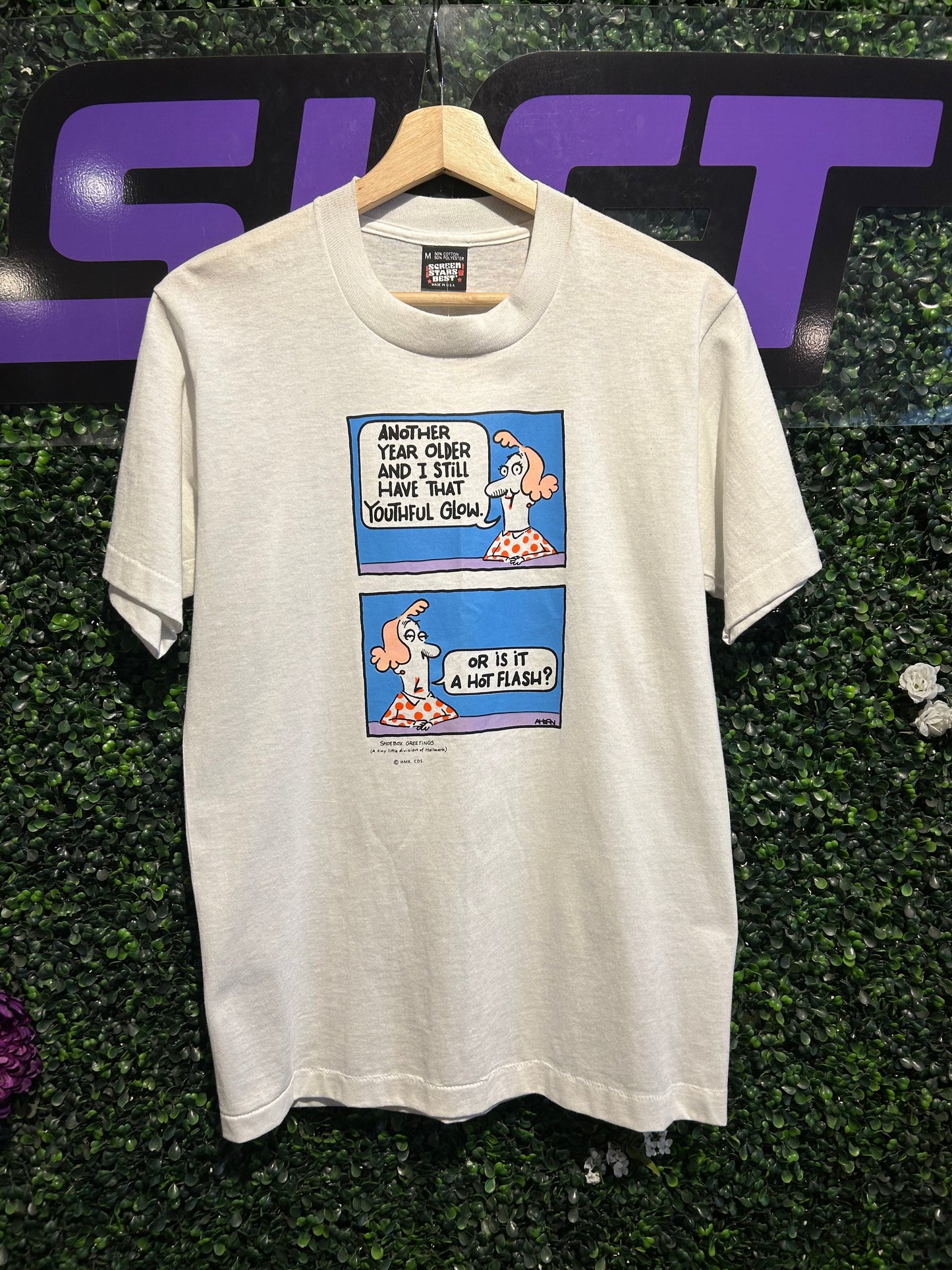 90s Hot Flash Comic T-Shirt. Size Medium
