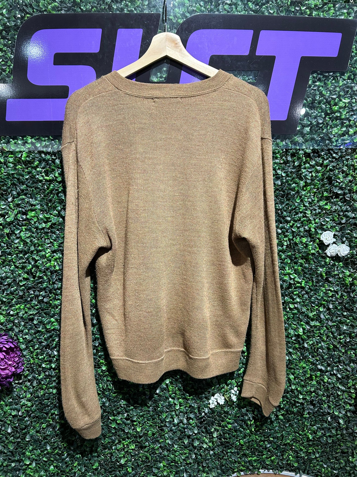 70s Colorado Buffaloes Champion Knit V-Neck Sweater. Size Medium