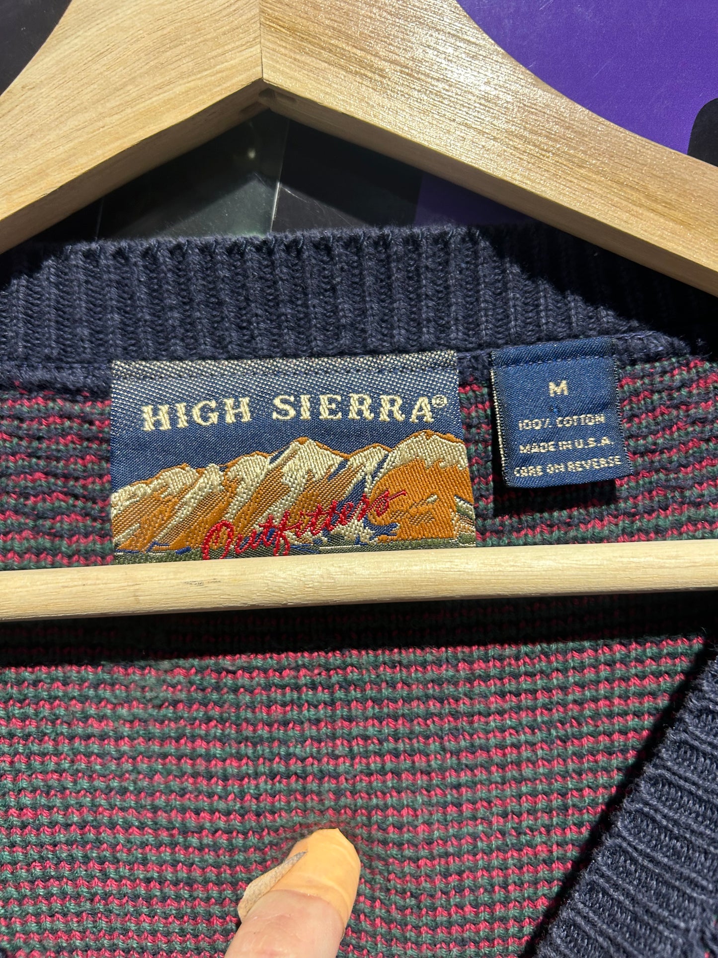 Vintage High Sierra Knit Sweater. Size M/L